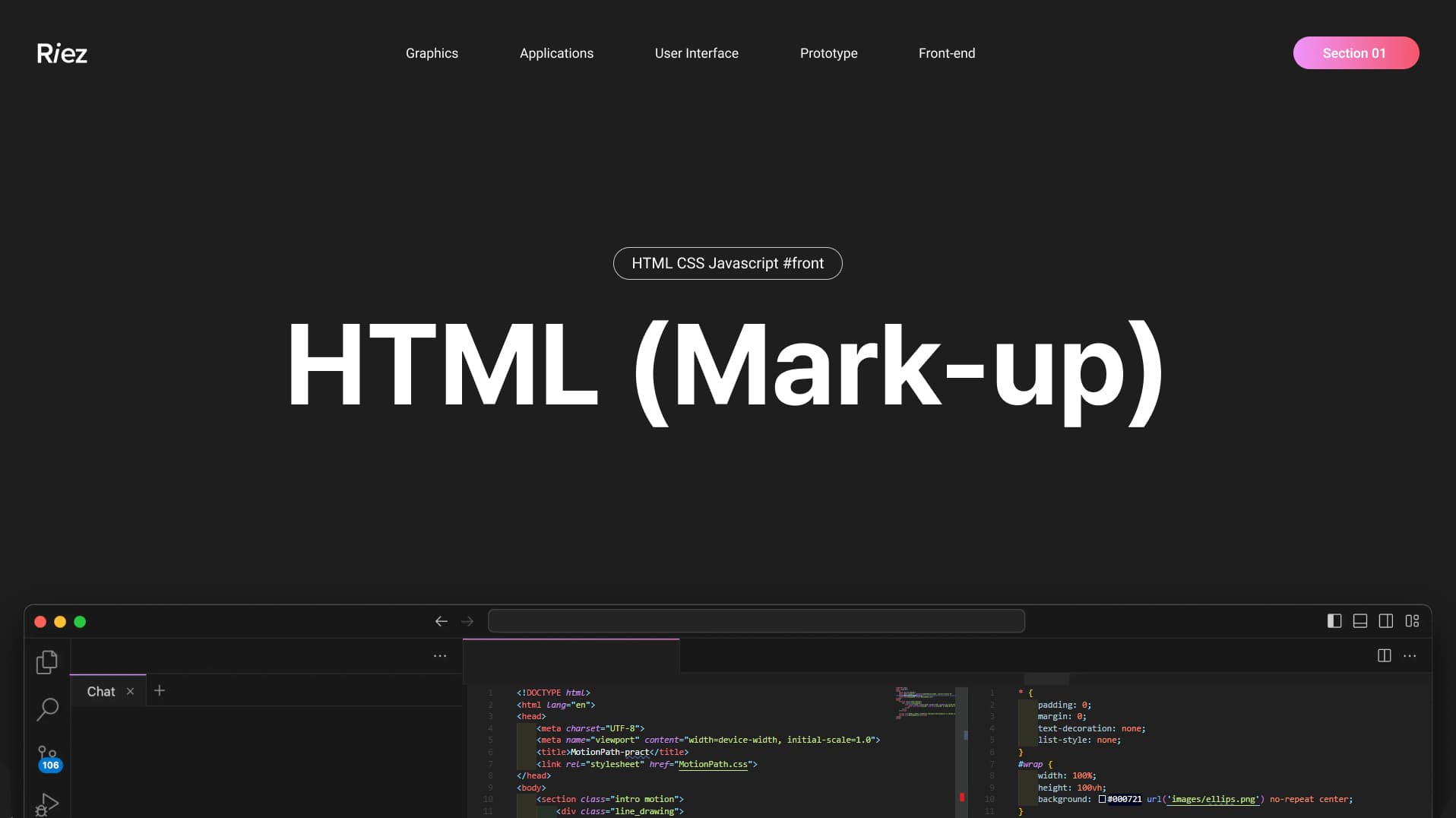 HTML/CSS/JS 디자인패턴 100제